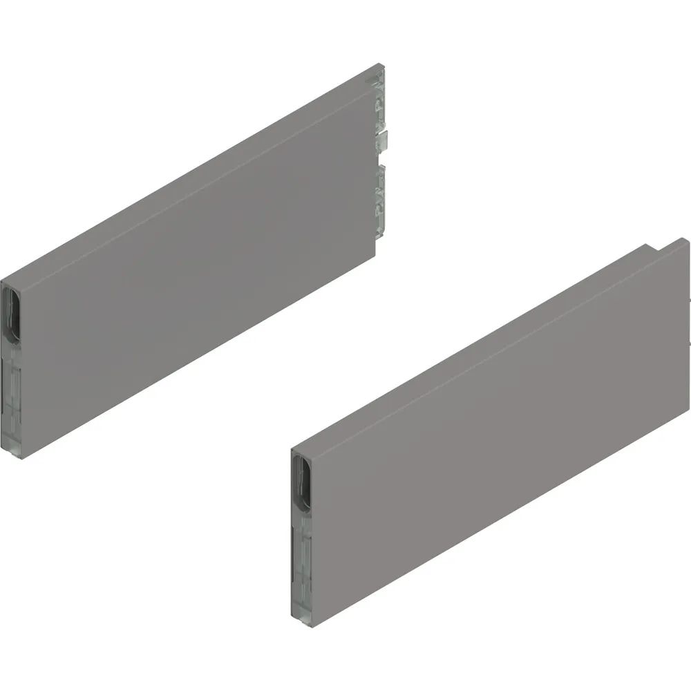 BLUM MERIVOBOX Boxcap Höhe E, NL 270, Indiumgrau-matt