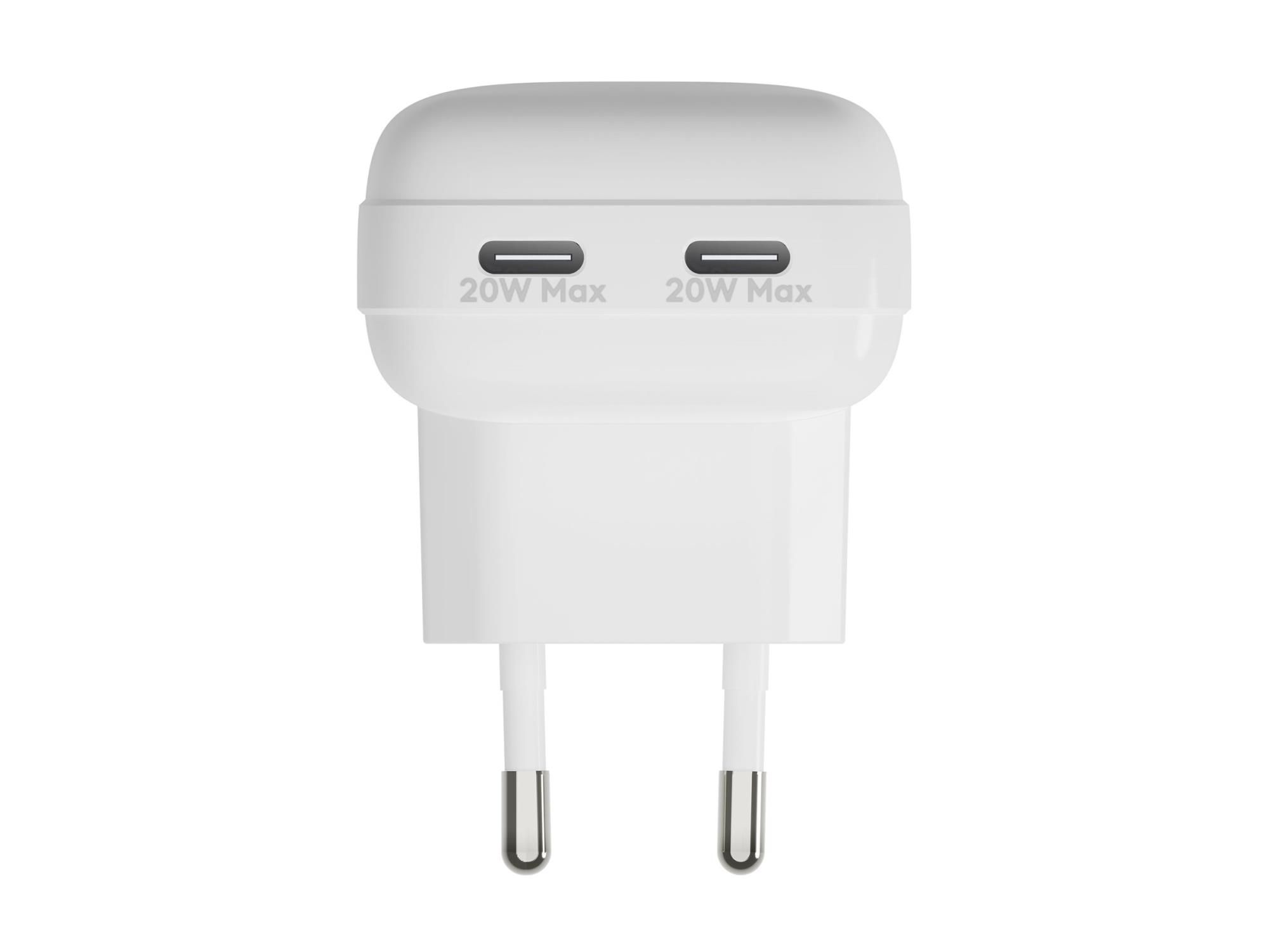 dbramante1928 re-charge Pro - Netzteil - flach - 20 Watt - 3 A - 2 Ausgabeanschlussstellen (USB-C)