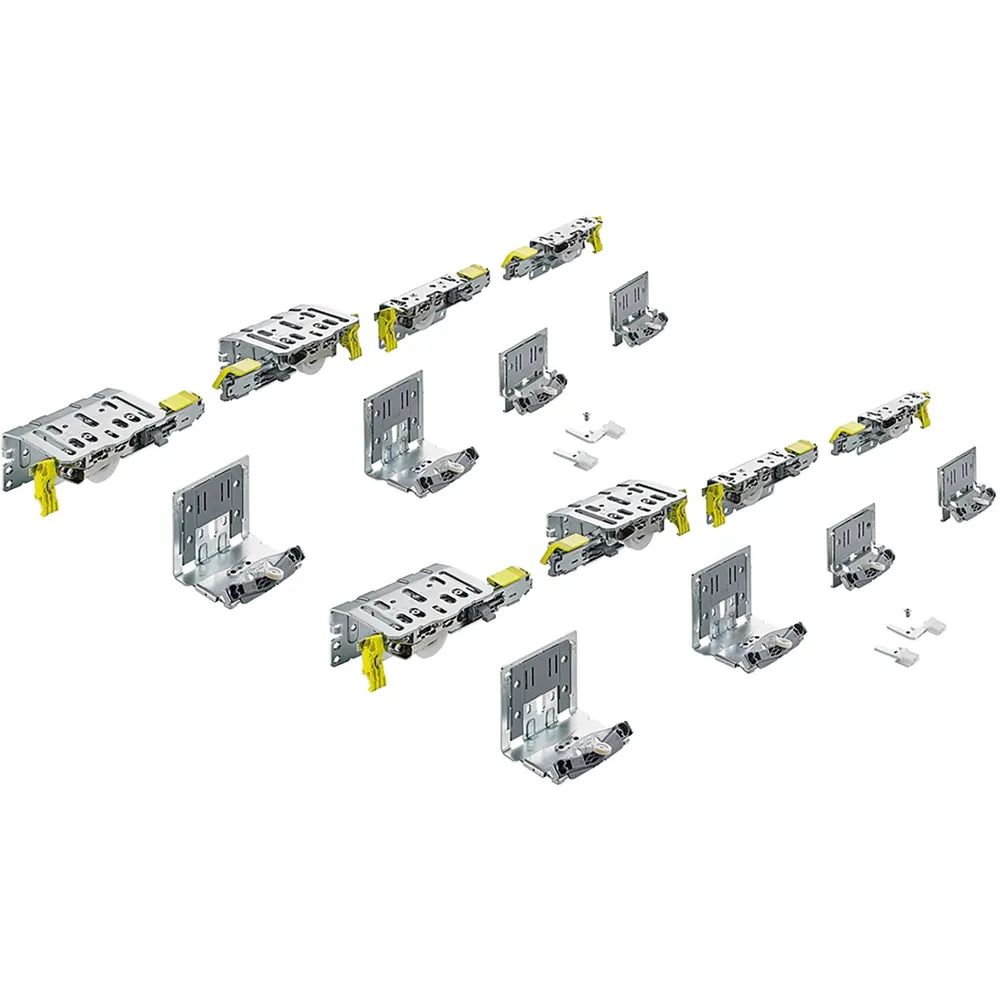 HETTICH TopLine XL Schiebetürbeschlag-Set 1000 x 3000, 4-türig 18-30 mm