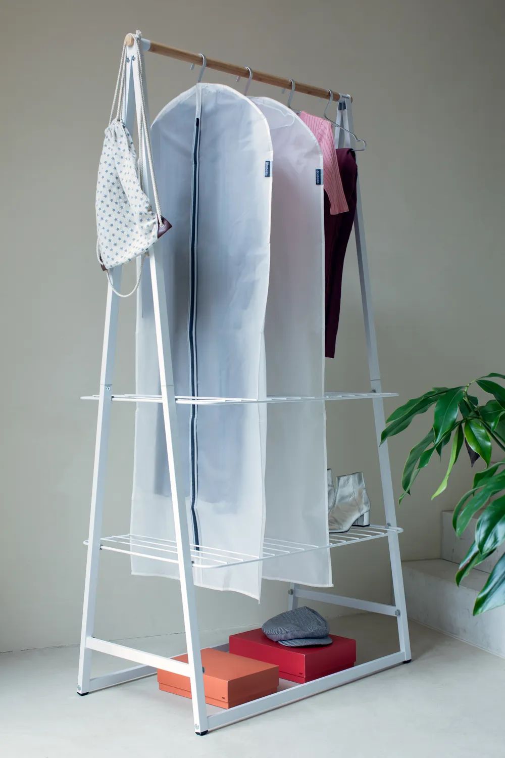 Brabantia Kleiderschutzhülle XL, 2er Set - Transparent
