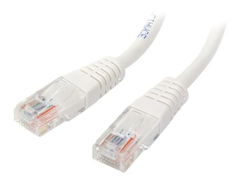 StarTech.com 15m Cat5e RJ45 UTP Patchkabel - Cat 5e Netzwerkkabel - Weiß - Patch-Kabel - RJ-45 (M)