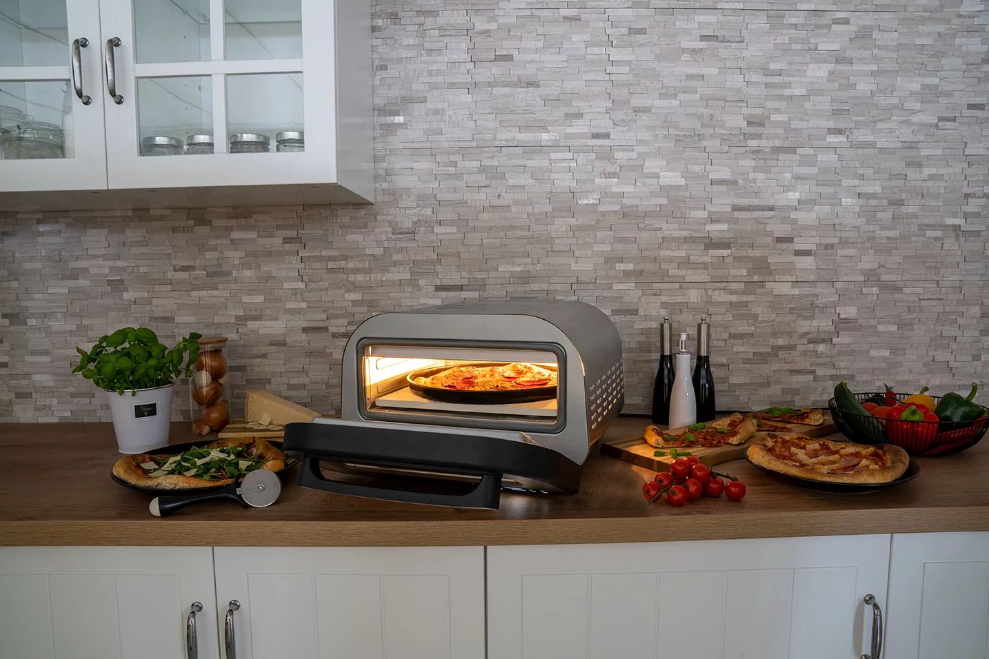 Unold 68816 Pizzaofen Luigi, Edelstahl