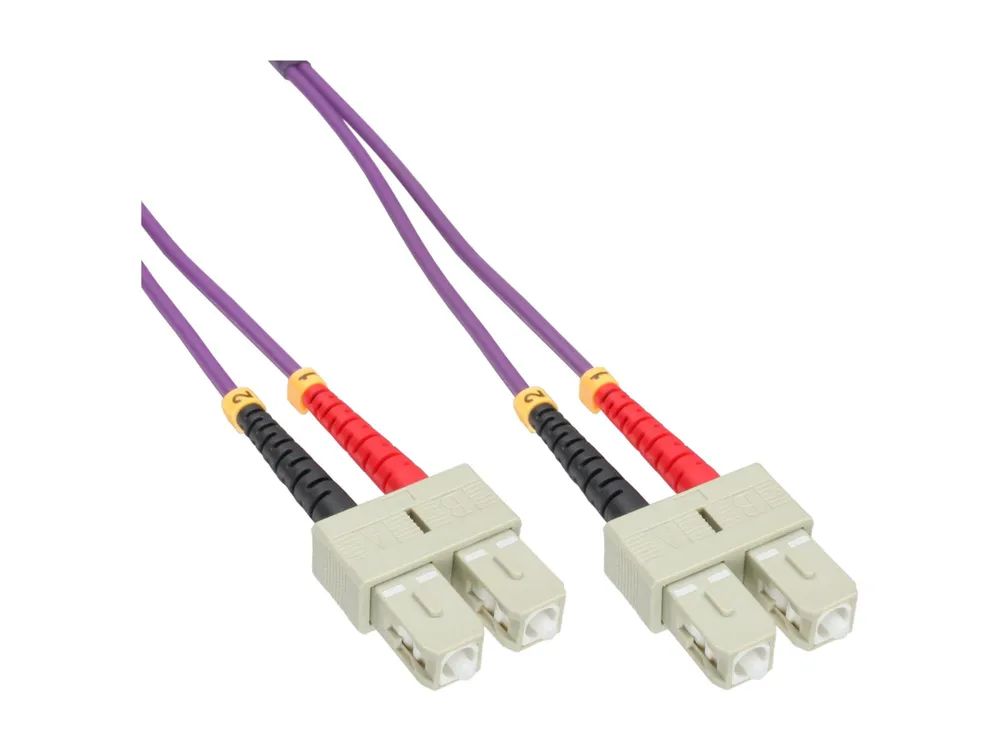 InLine LWL Duplex Kabel - SC/SC - 50/125µm - OM4 - 25m