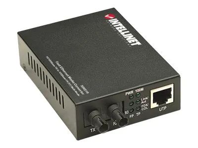 Intellinet Fast Ethernet Media Converter, 10/100Base-Tx to 100Base-Fx (ST)