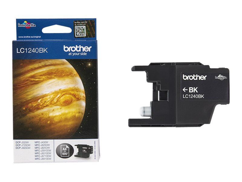 Brother LC1240BK - Schwarz - original - Tintenpatrone