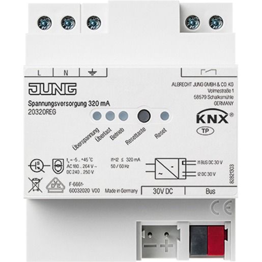 Jung KNX SPANNUNGSVERSORGUNG 320MA / JUNG 20320REG