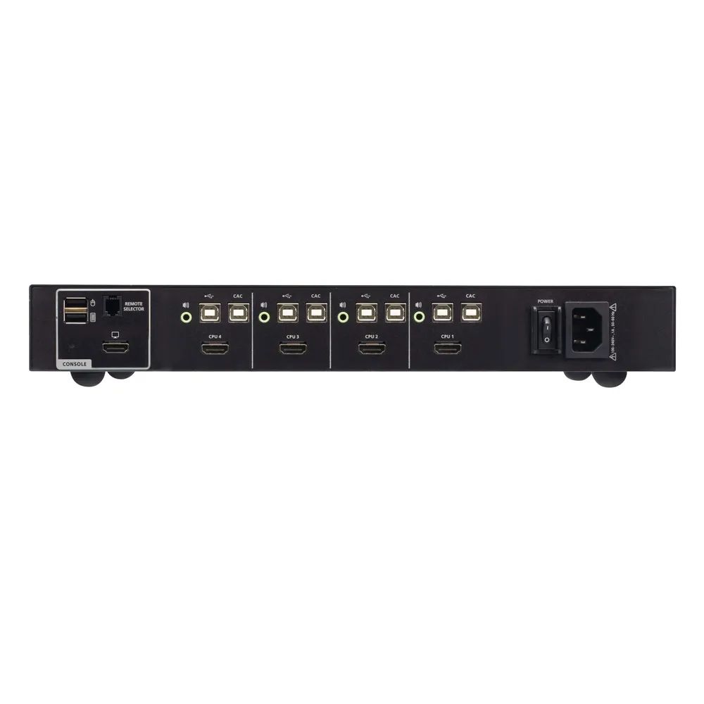 ATEN USB - 4K HDMI Secure KVM Switch with C - KVM-Umschalter - 4-Port