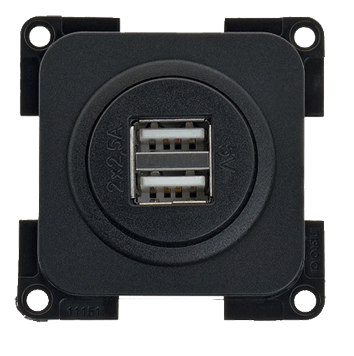FAWO Doppel USB-Ladesteckdose