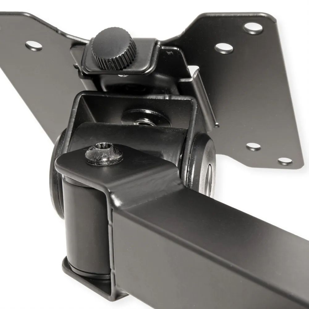 VALUE Schwerlast-LCD-Arm, Trägerstange, 4 Gelenke, Tischmontage, bis 20 kg