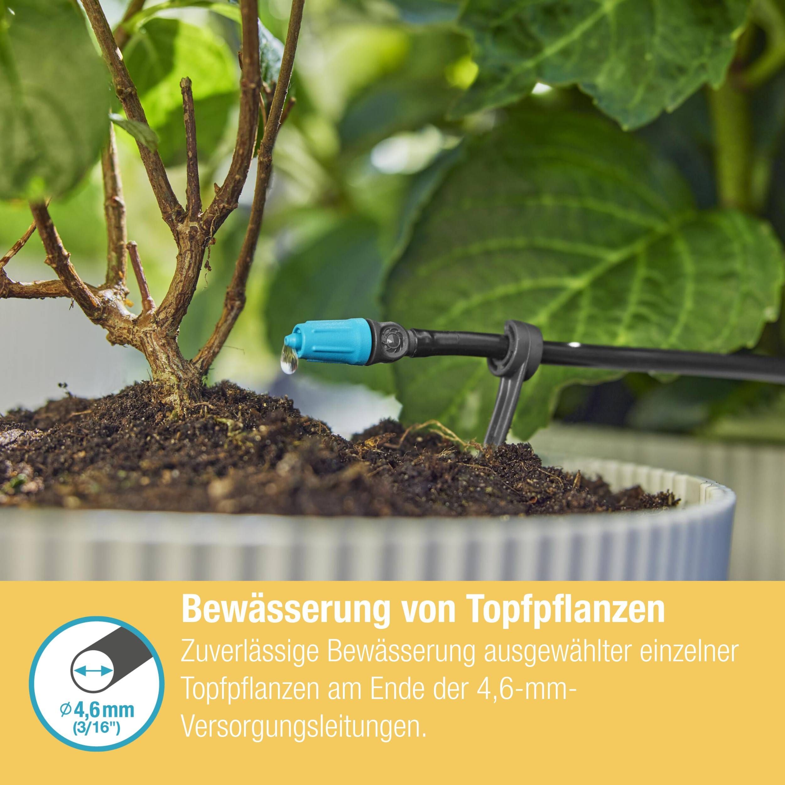 Gardena Micro-Drip-System Regulierbarer Endtropfer 0-15 l/h - Inhalt: 10 Stück