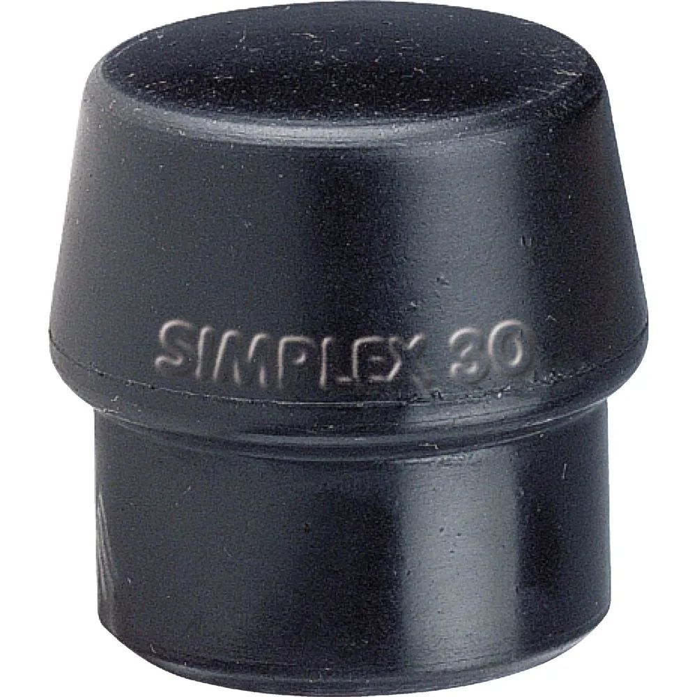 HALDER Schonhammer-Einsatz Kopf ø 40 mm Gummi schwarz