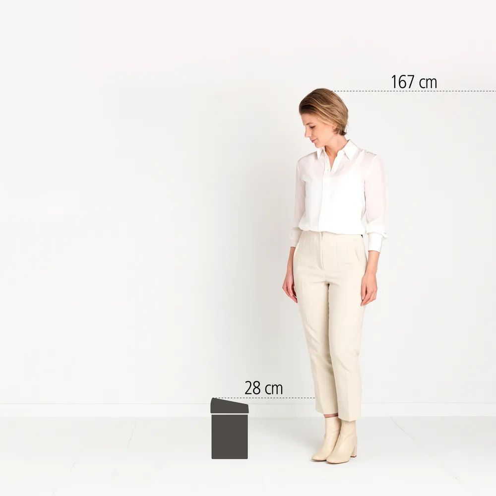 Brabantia Touch Bin, 3L - Matt Steel