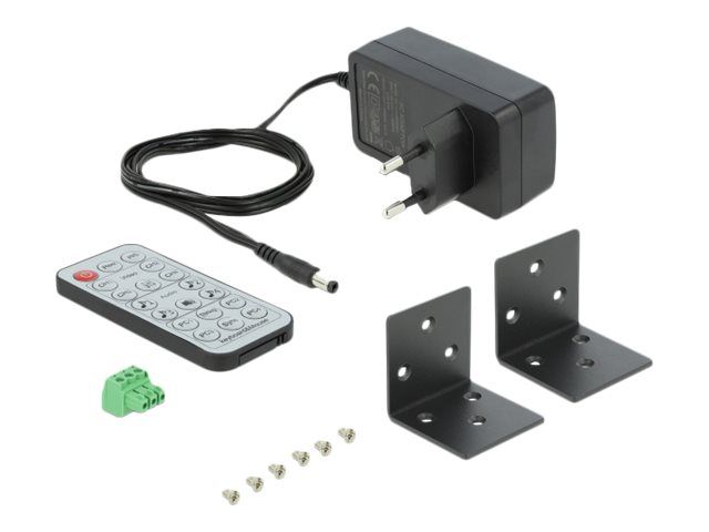 Delock 4 in 1 Multiview - KVM-/Audio-/USB-Switch