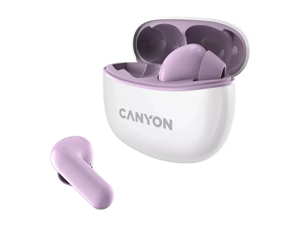 Canyon TWS-5 - True Wireless-Kopfhörer mit Mikrofon - lila