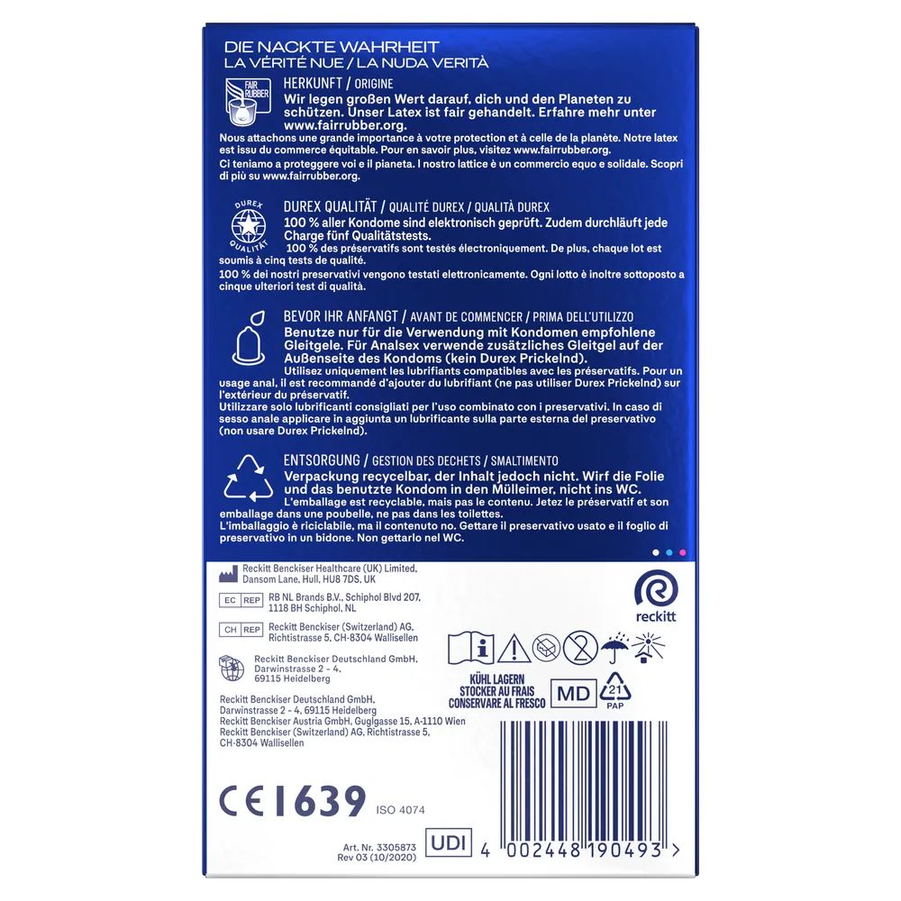 Durex Intense Orgasmic Kondom 10er