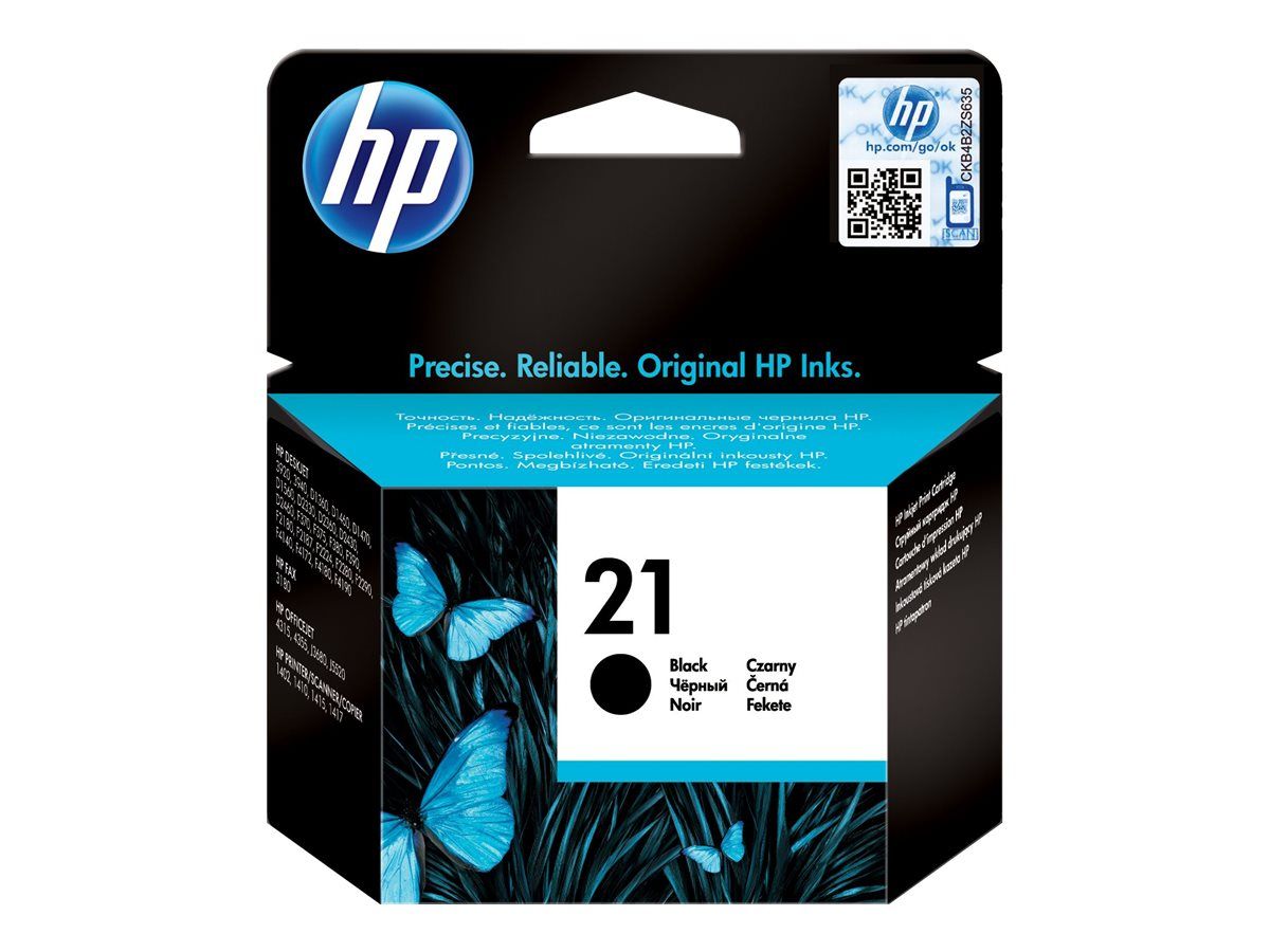 HP 21 - Schwarz - original - Tintenpatrone -