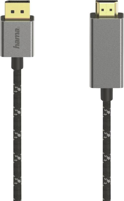 Hama 200506 Adapterk. DP auf HDMI, 4K, 1,50m