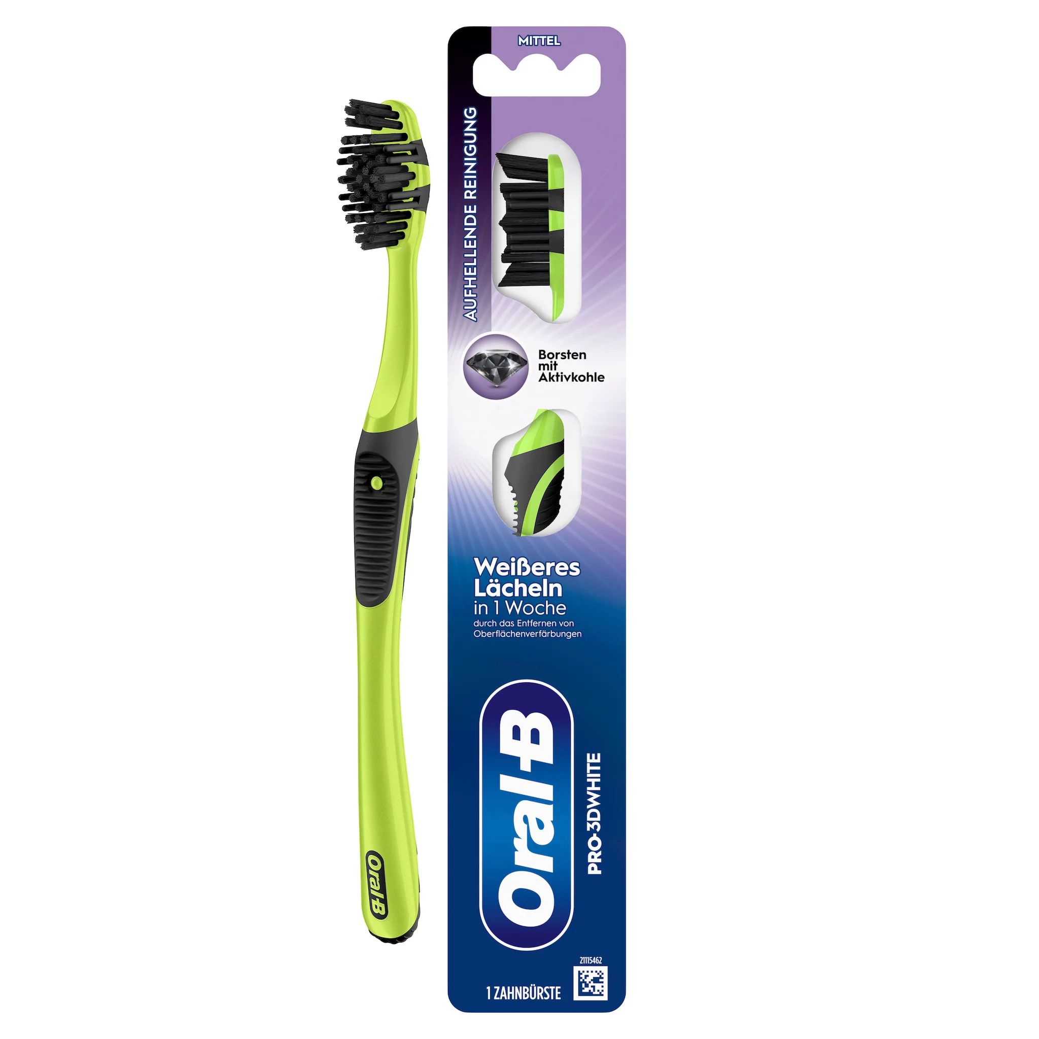 Oral-B Pro-3DWhite Aktivkohle 40 Medium