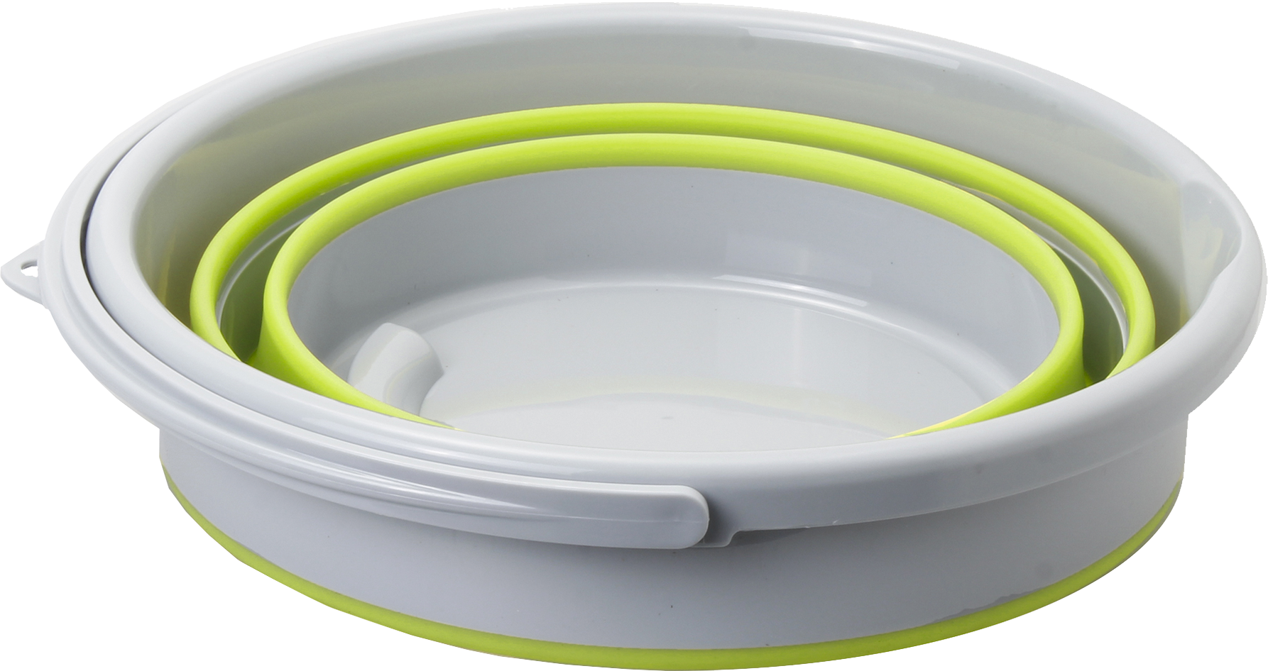 Brunner Faltbarer Eimer Drum 10 grün-grau