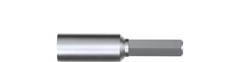 WIHA WERKZEUGE Steckschlüsseleinsatz Außen6-Kant 1/4'', 7x55mm