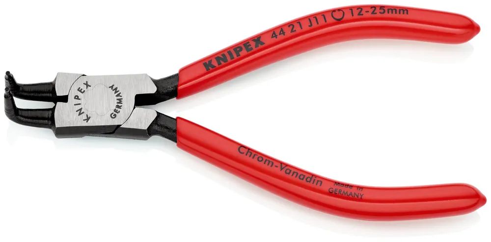 KNIPEX Sicherungsringzange für Innenringe in Bohrungen mit Kunststoff überzogen schwarz atramentiert 130 mm