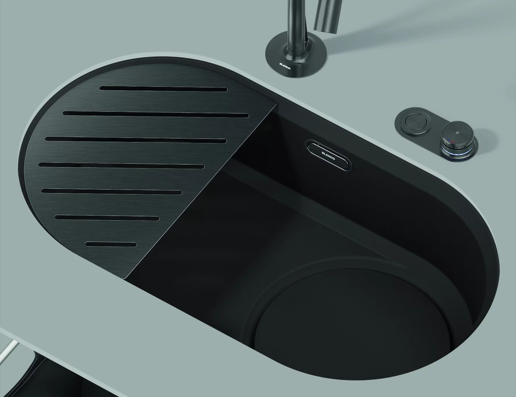 BLANCO OOVALON 700-U matte black