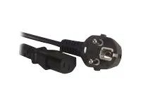 MicroConnect Stromkabel - power IEC 60320 C13 zu power CEE 7/7 (M)