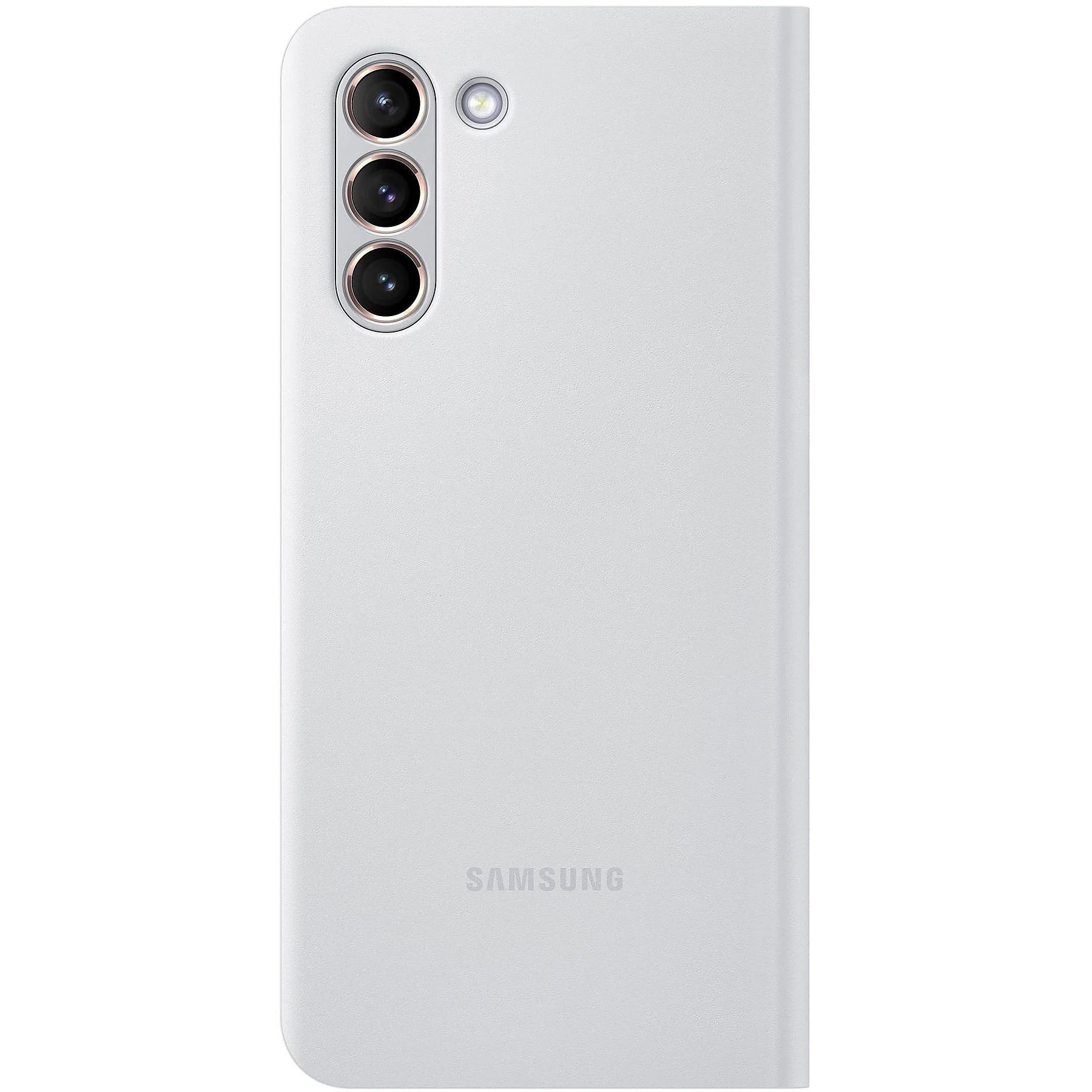 Samsung LED View Cover "EF-NG991" für Galaxy S21, Hellgrau
