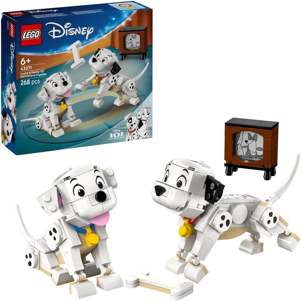 LEGO 43271 Die Welpen Lucky und Penny aus 101 Dalmatiner
