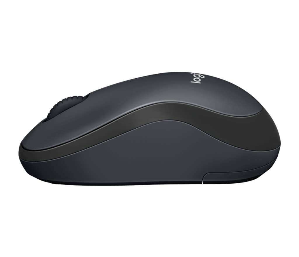 Logitech M220 Silent - Maus - optisch - 3 Tasten - kabellos - 2.4 GHz - kabelloser Empfänger (USB)