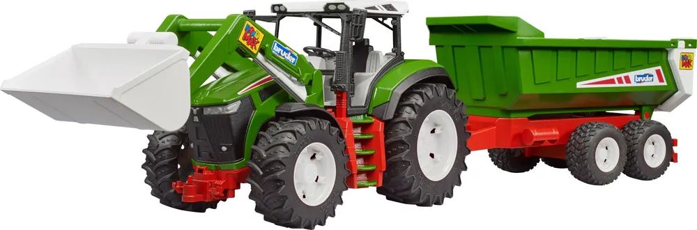 Bruder Roadmax Traktor mit Frontlader und Kippanhänger