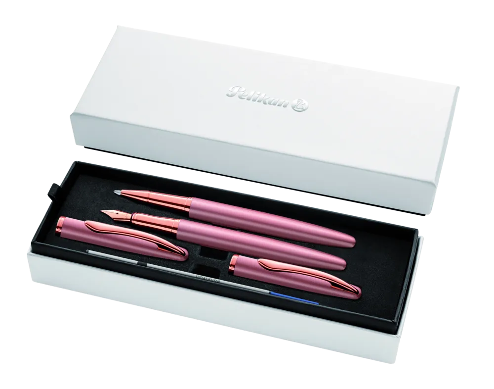 Pelikan Füllhalter & Roller Jazz® Noble Elegance im Set, Rose