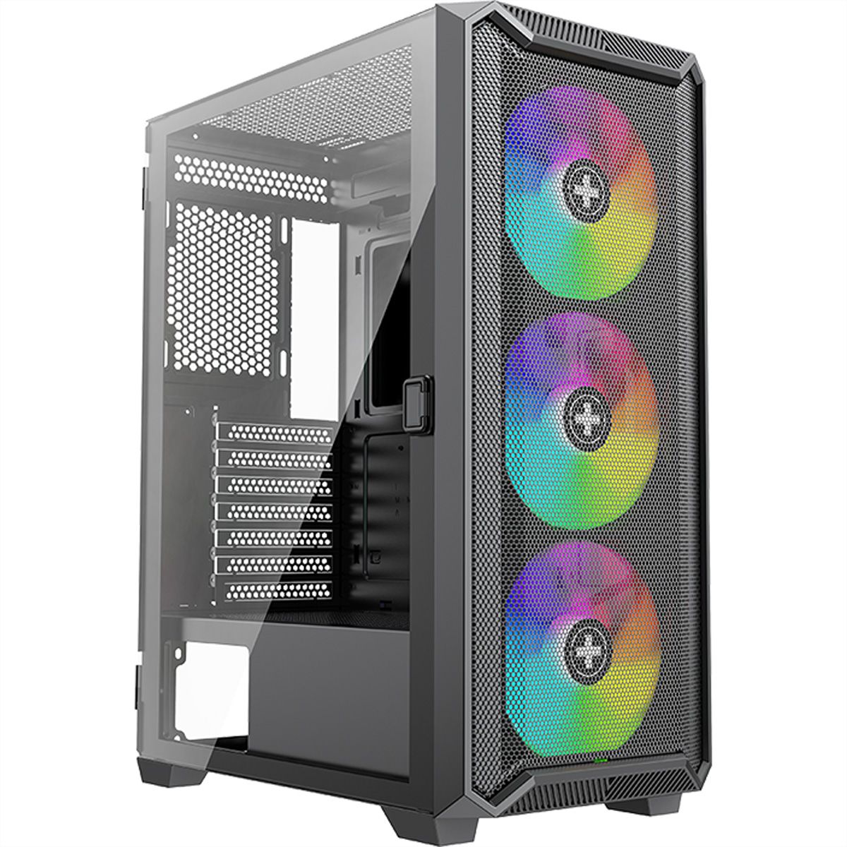 Xilence Performance C XILENT BLADE II X613 - Midi-Tower Gaming - ATX - Seitenteil mit Fenster (gehärtetes Glas)