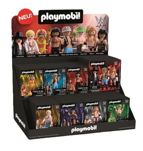 Playmobil Thekendisplay WWE