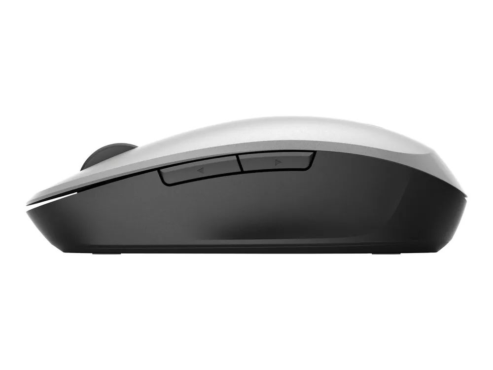 HP Dual Mode - Maus - optisch - kabellos - Bluetooth, 2.4 GHz - kabelloser Empfänger (USB)