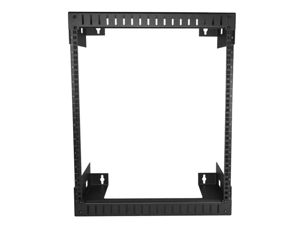 StarTech.com 12 HE wandmontage Server Rack - 30,5cm tief - Open Frame - Netzwerk Rack - 2 Post Rack - Schrank - geeignet für Wandmontage - Schwarz - 12U - 30.5 cm (12")