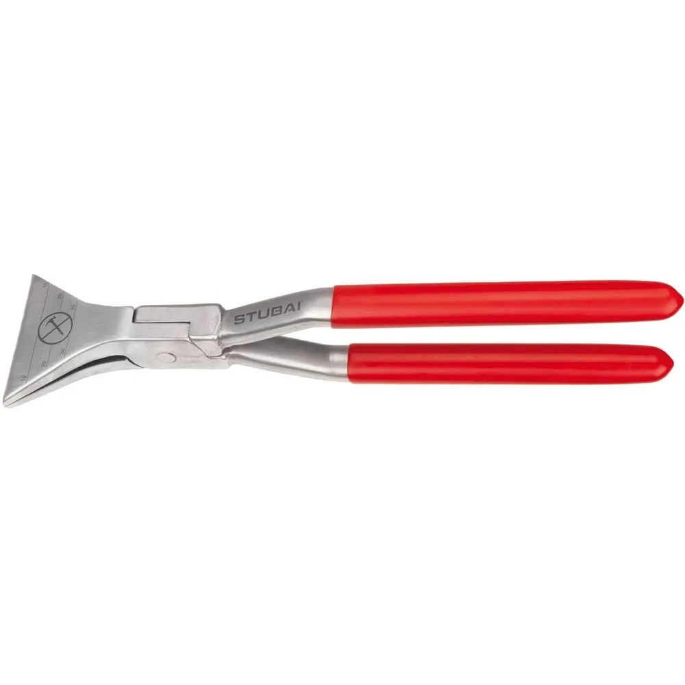STUBAI Spengler-Falzzange leicht Aluminium gerade Maulbreite 60 mm Länge 270 mm