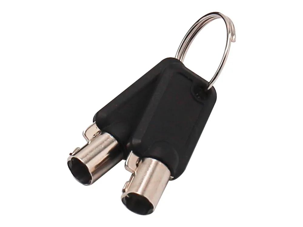 Dicota Ultra Slim V2 - Hauptschlüssel für Kabelschloss - Schwarz (Packung mit 2)