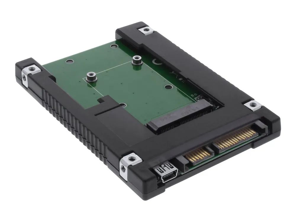 InLine Laufwerksadapter 2,5" - SATA auf mSATA SSD