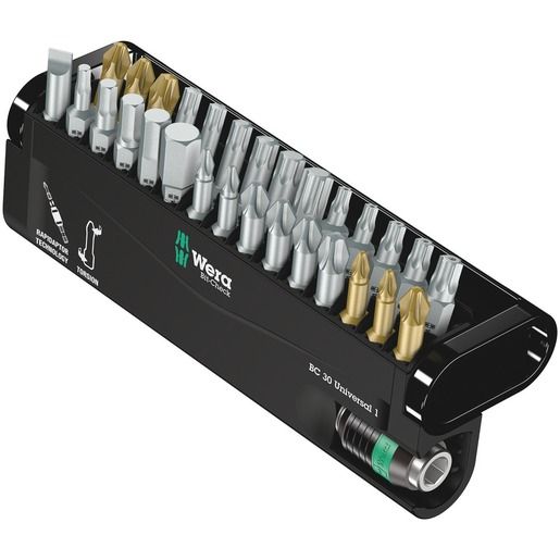 Wera MIT RAPIDAPTOR HALTER 30TLG. / WERA 29 BITS IM BIT-CHECK 05056440001