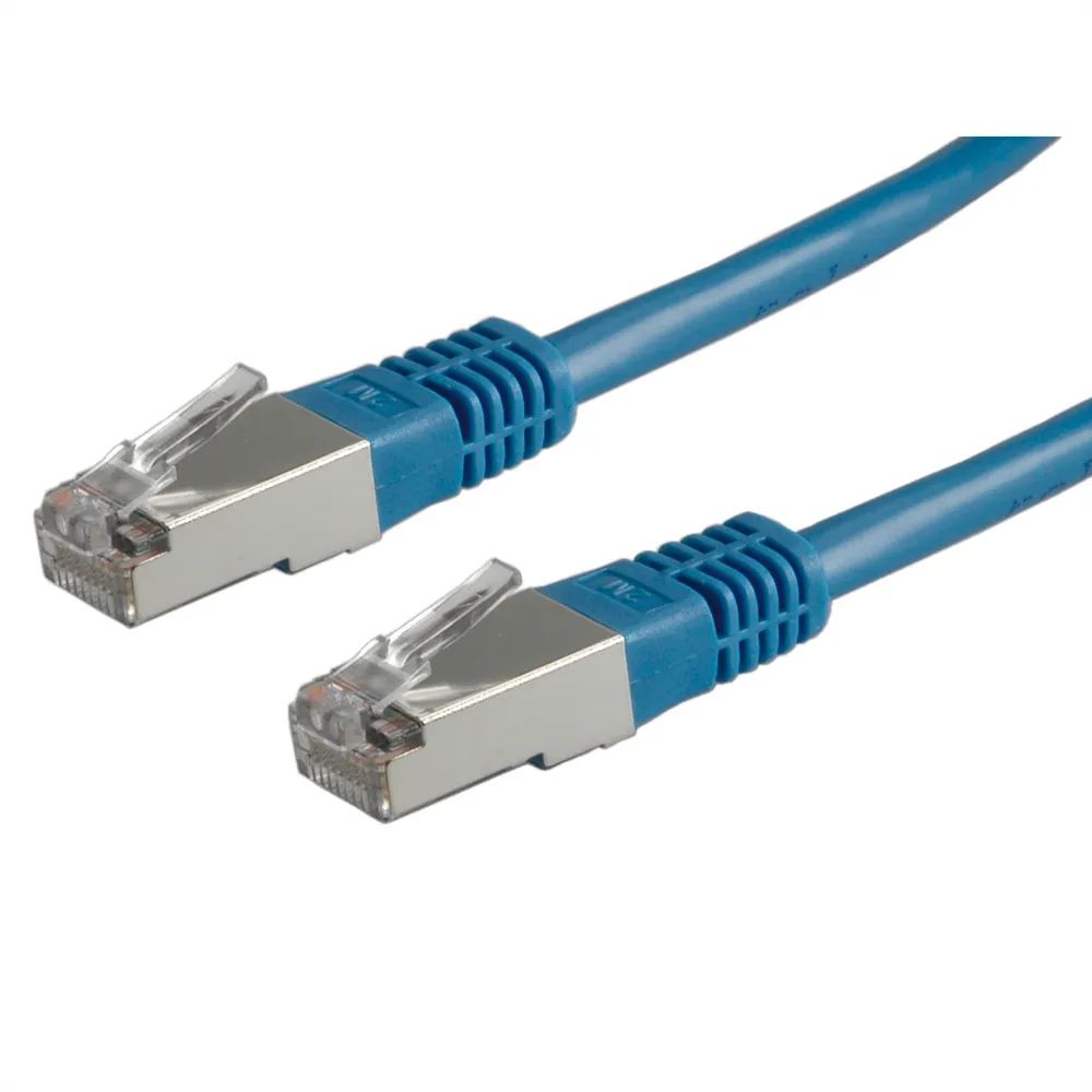 ROLINE Patchkabel Cat.5e (Class D) S/FTP, blau, 2 m