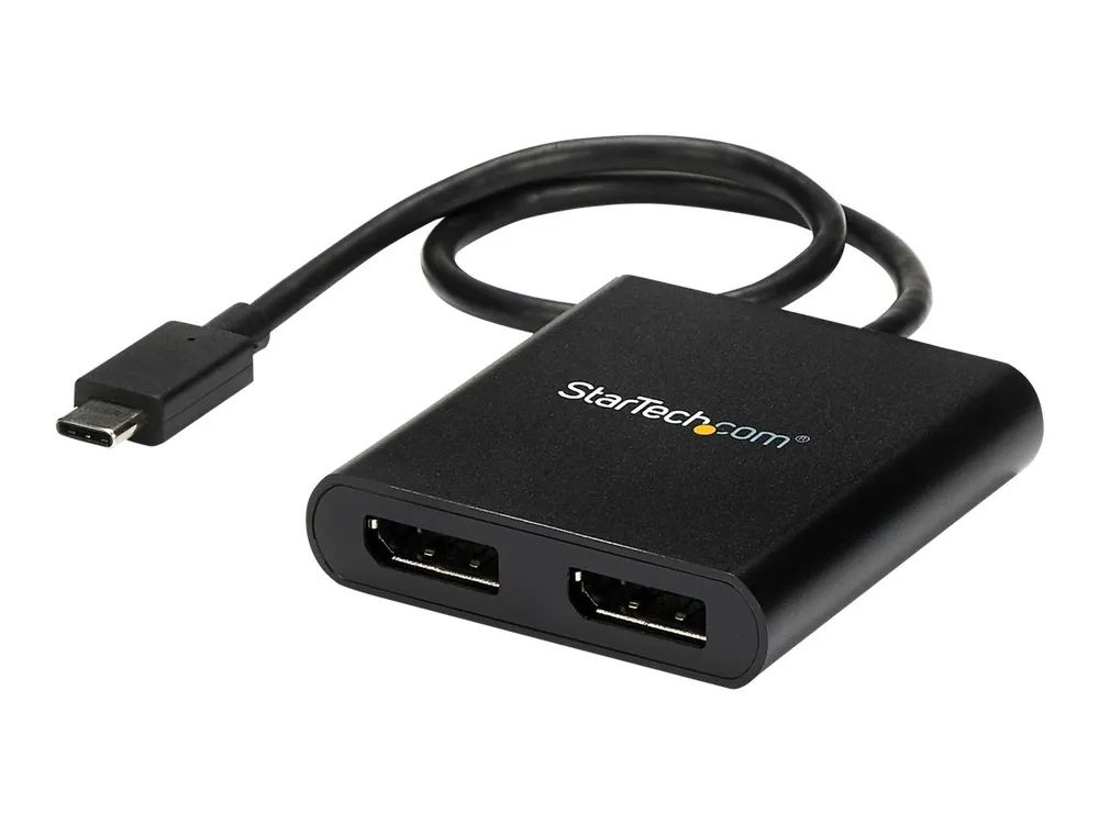 StarTech.com USB-C auf DisplayPort Multi-Monitor Adapter - 2-Port MST Hub - USB C zu 2x DP Open-Box 