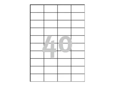 Avery Zweckform Avery - Glänzend - weiß - ANSI A (Letter) (216 x 279 mm)