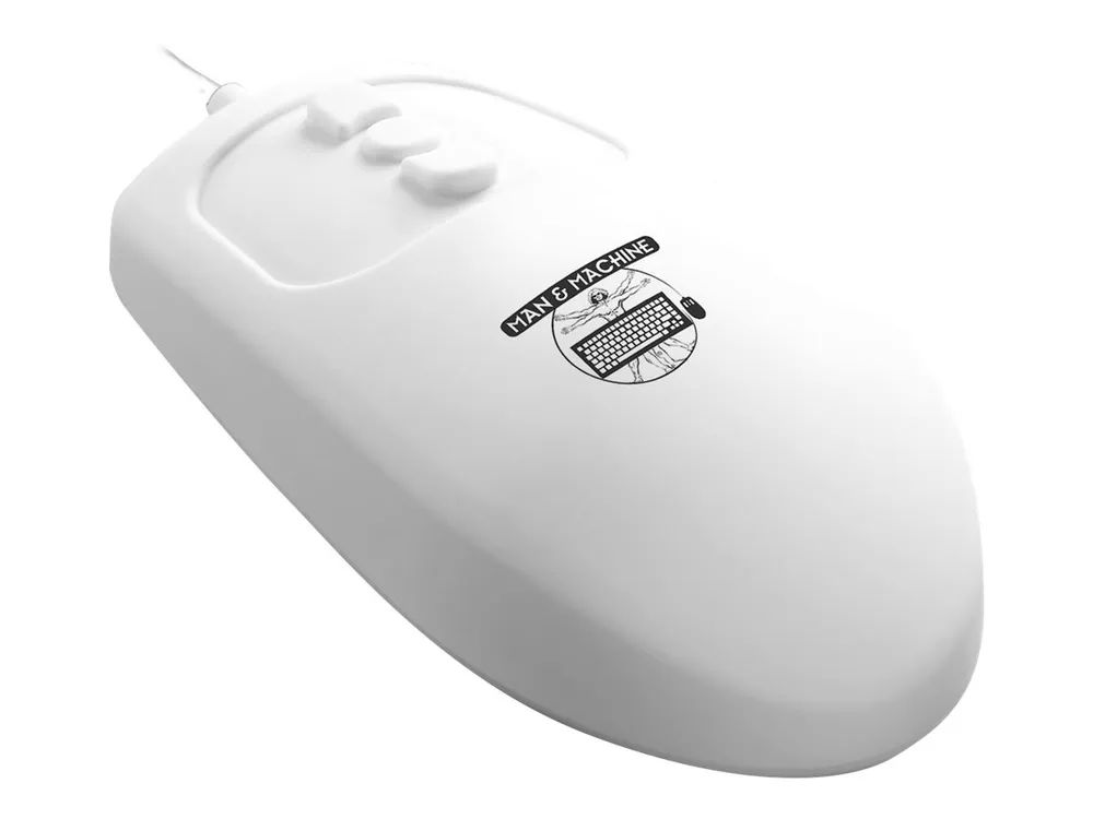 Man-Machine Baaske Medical Man&Machine MightyMouse5 G - Beidhändig - Optisch - USB Typ-A - Weiß