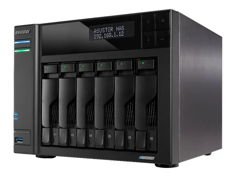 Asustor Lockerstor 6 Gen2+ - NAS-Server - 6 Schächte