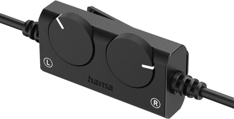 Hama Fernseh-Kopfhörer, Over-Ear, langes Kabel (6m), getr. Lautstärkeregelung, S