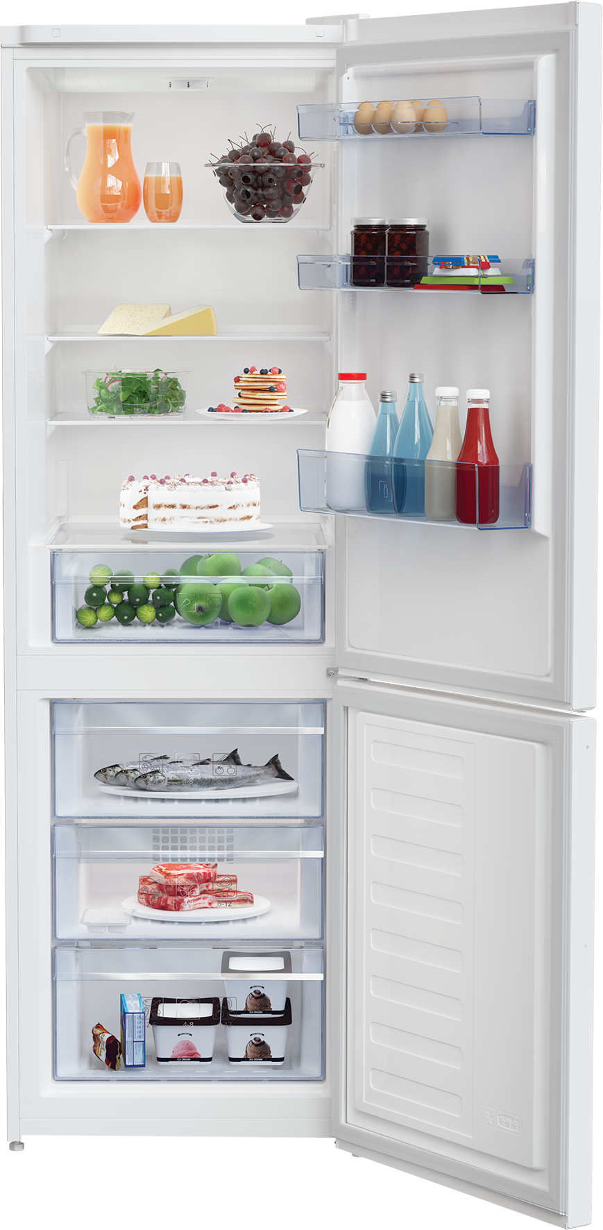 Beko RCSA366K40WN Kühl-/Gefrierkombination