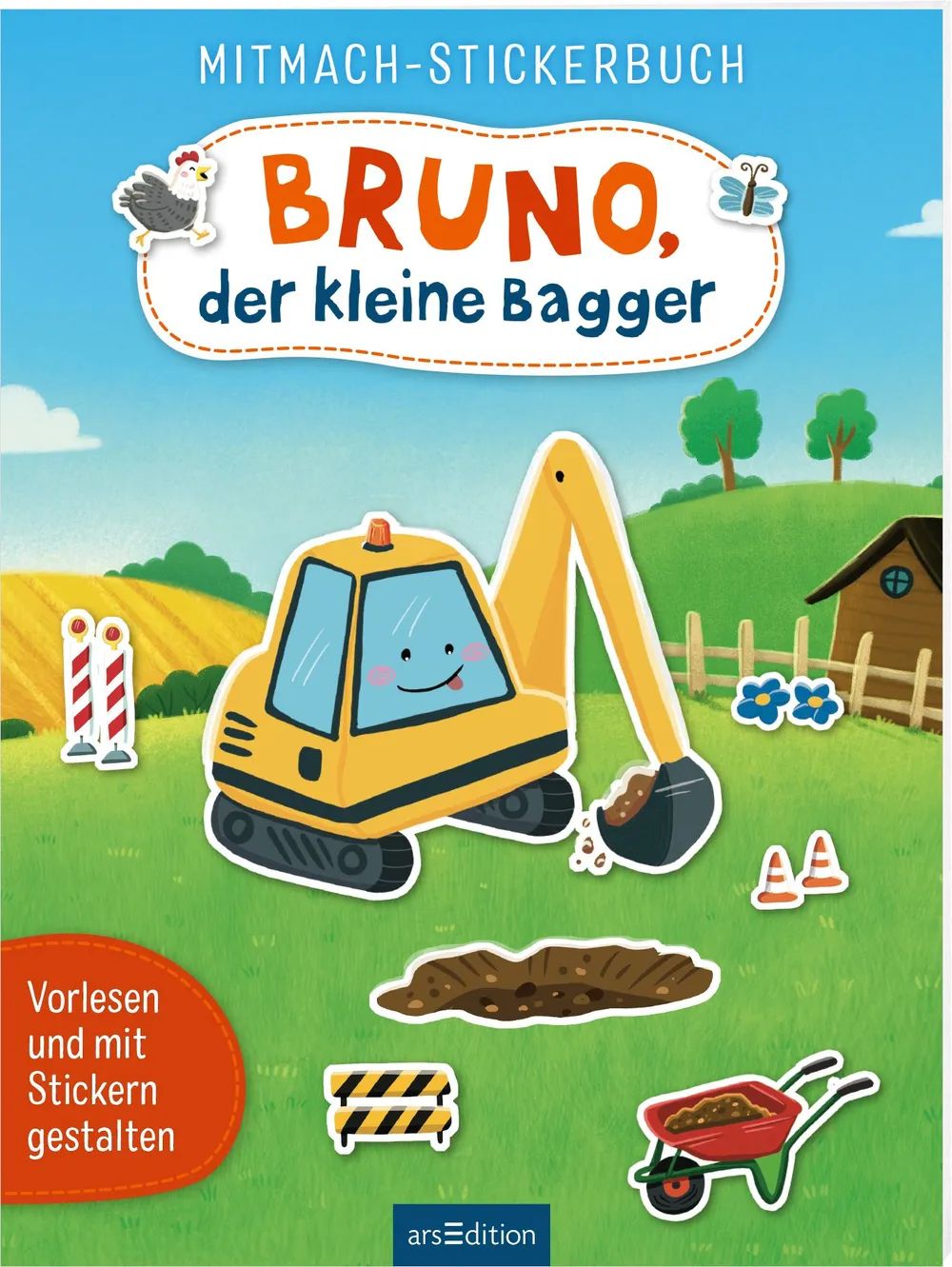 Ars Edition GmbH Mitmach-Sticker: Bruno