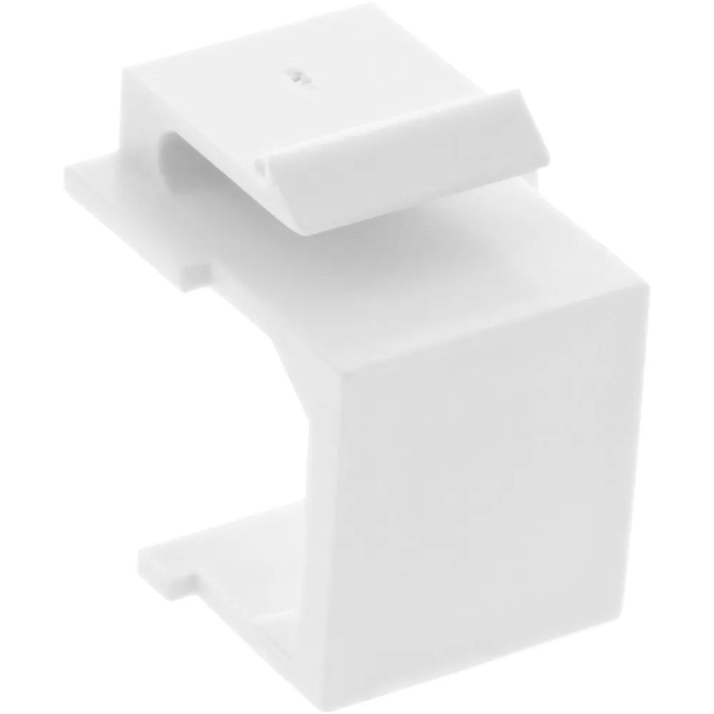 InLine Keystone SNAP-In Blindabdeckung für Modul Steckplatz - weiß 10er Pack