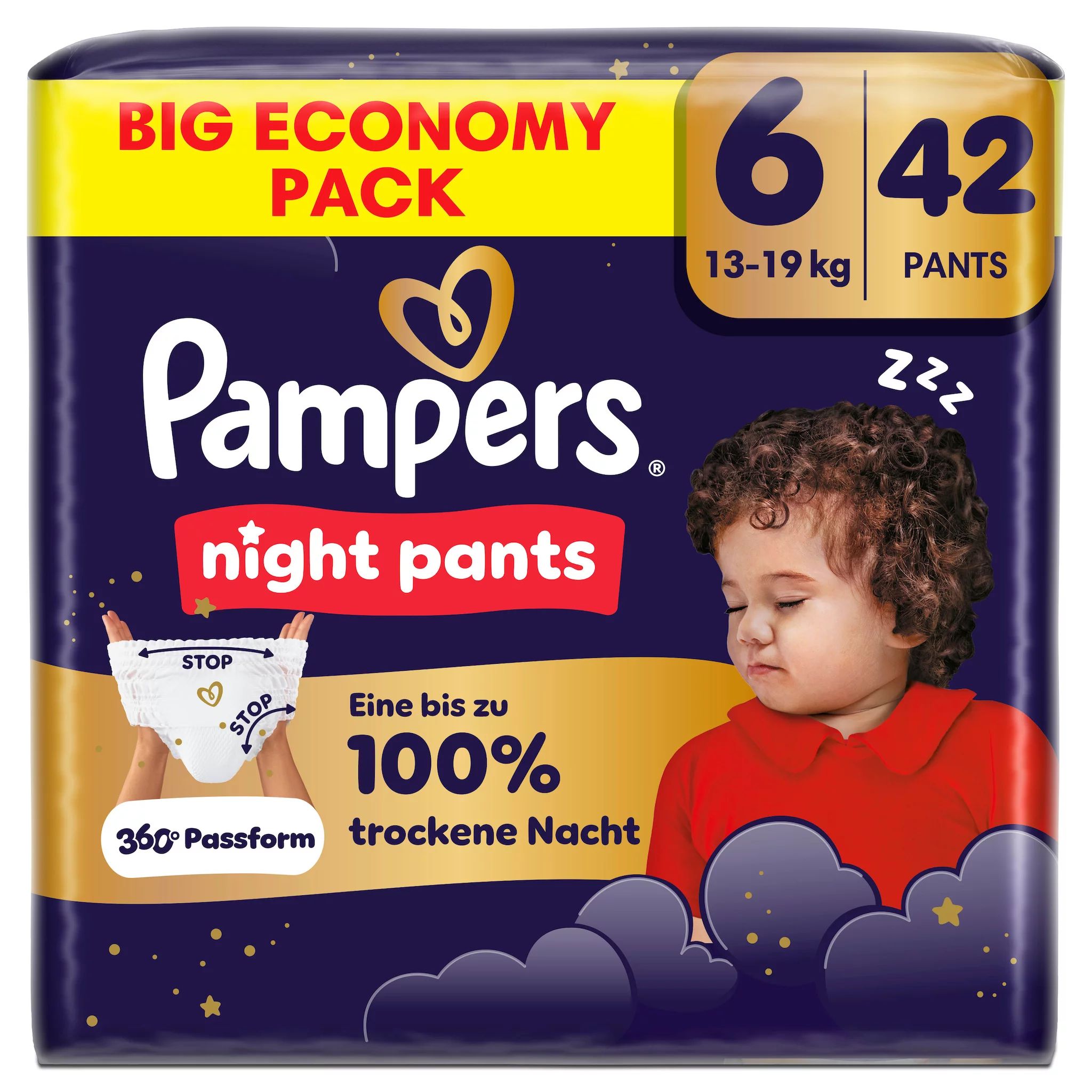 Pampers Night Pants Gr.6 Big 